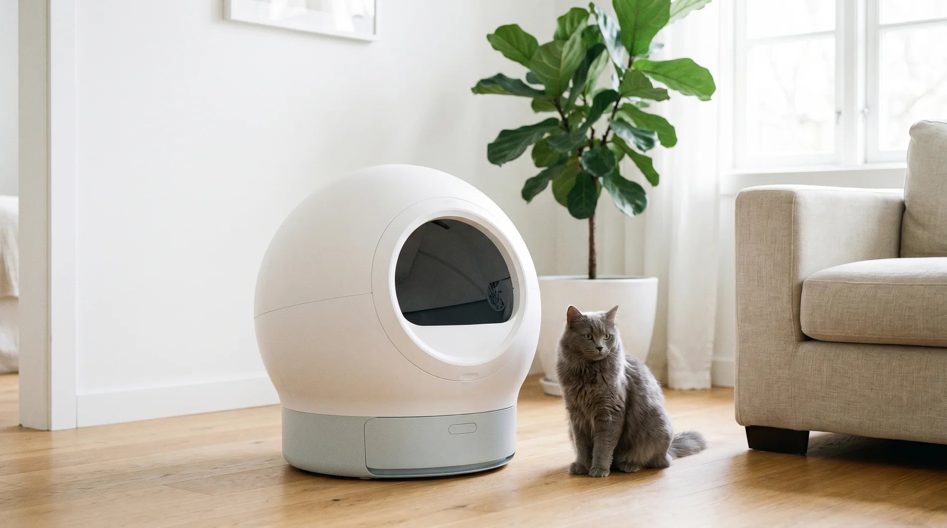 Your cat's bathroom, finally handled.